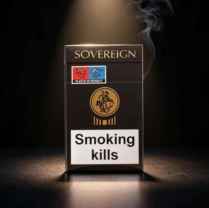 Sovereign Black King Size Cigarettes | Hard Pack 20s