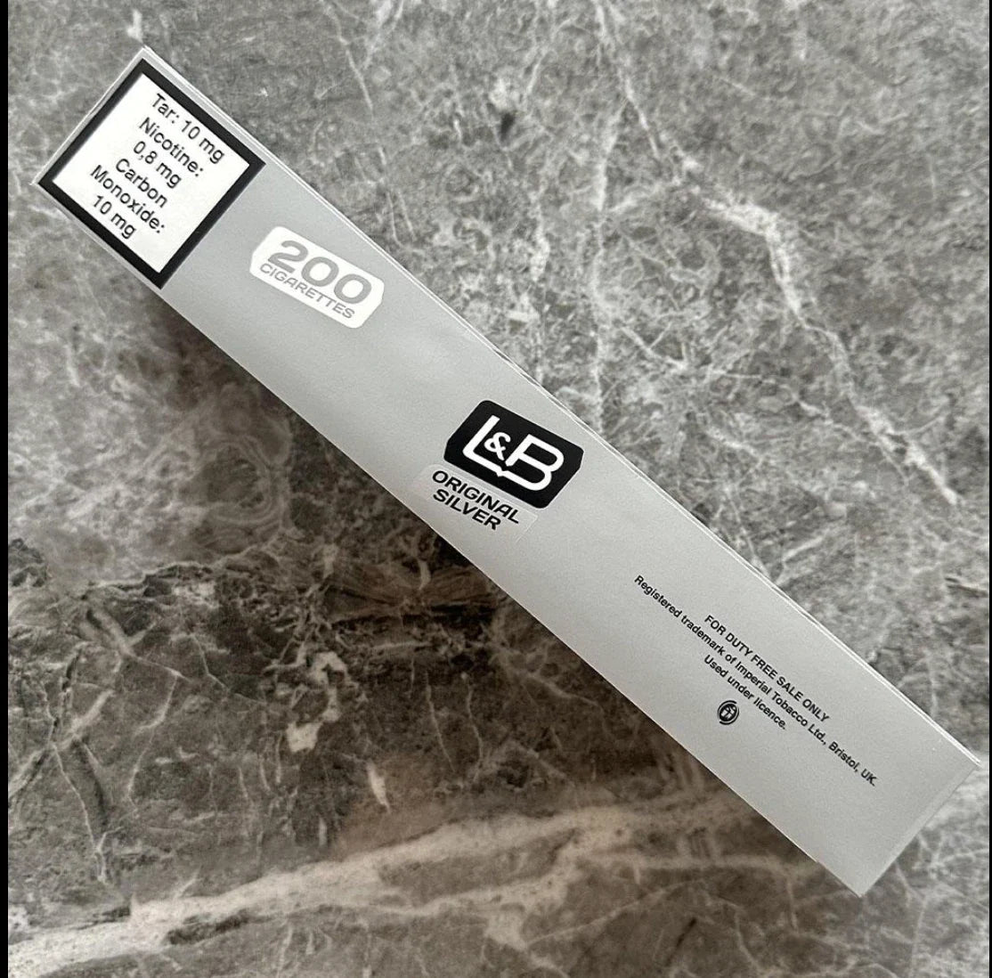 L&B Original Sliver King Size Ciggaretts